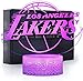 Produktbild Rugby 3D LED Nachtlicht Lakers Logo Flach Acryl Illusion Beleuchtung Lampe mit 16 Farben und Touch Sensor, Sport Fan Nachtlicht Geschenk für Kinder, Jungen, Mädchen, Männer oder Frauen