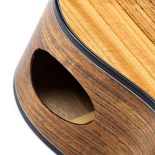 MEIeynt Guitare Acoustique Noyer 40 Pouces Guitarra Coupe Pleine Taille avec kit de démarrage Bundle avec Sac de… - Les Beatles, Paul McCartney, John Lennon, RIngo Starr, George Harrison MEIeynt Guitare Acoustique Noyer 40 Pouces Guitarra Coupe Pleine Taille avec kit de démarrage Bundle avec Sac de… – Image 8