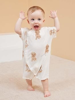 Amazon.co.jp: [ジェラート ピケ] BABYトイプードル柄ロンパース
