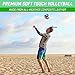 GoSports Soft Touch Recreational Volleyball - Regulation Size for Indoor or Outdoor Play - Includes Ball Pump - Choose Between Single or 6 Pack