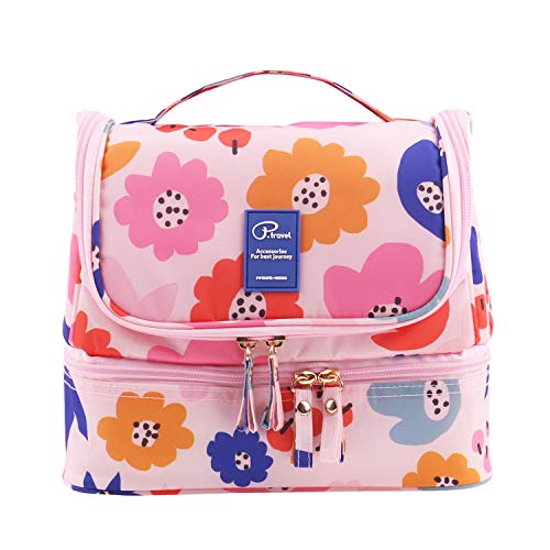 Tuscall Borsa da Toilette per Uomo Donna Beauty Case da Viaggio da Appendere, Borsetta da Viaggio per Cosmetici, Accesori da Viaggio (Style - 2)