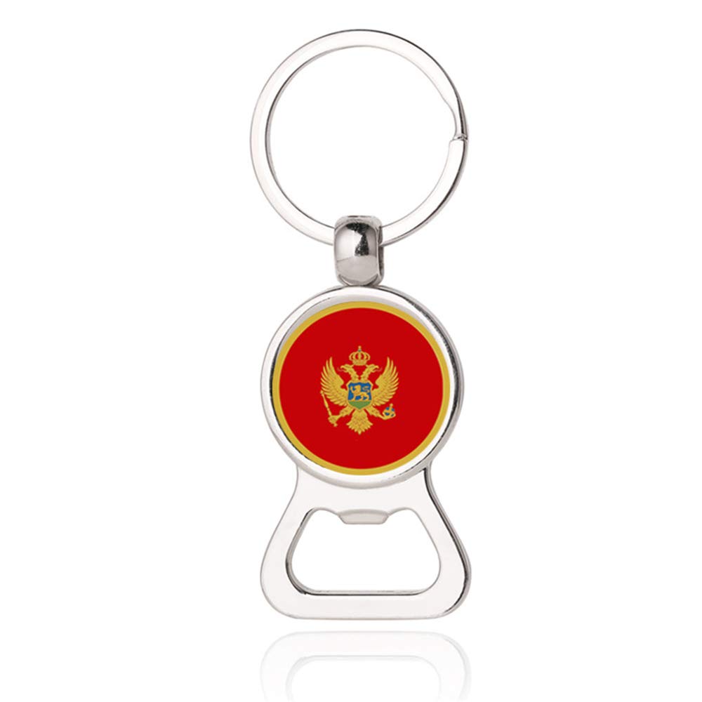 National Flag Style Montenegro Keychain Bottle Opener Creative Souvenir Gift