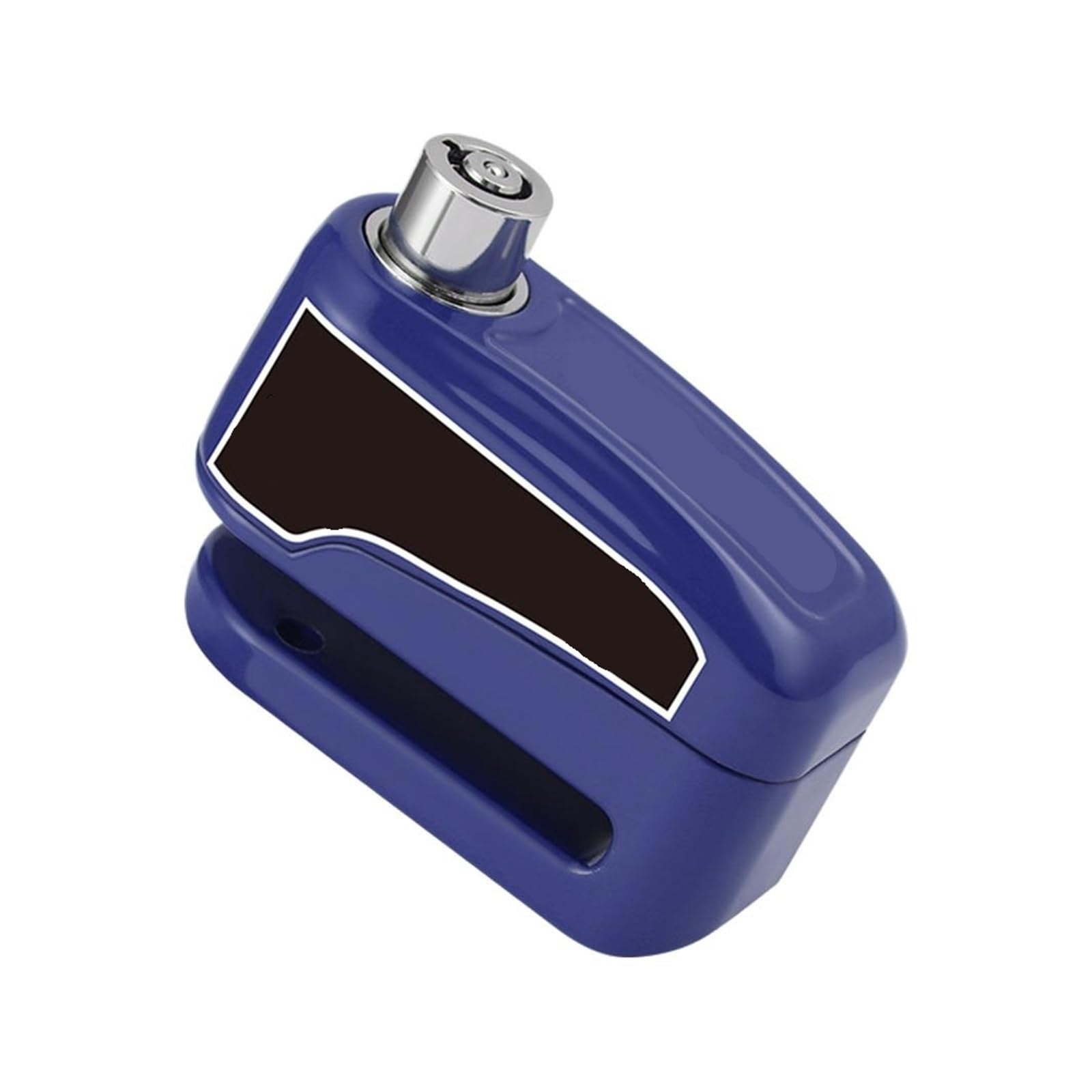 Puayqbvy Blue Handlebar Lock Motorcycle Alarm Disc Brake Lock Wheel Disk Padlock Security Waterproof Anti-Theft Scooter Alarma
