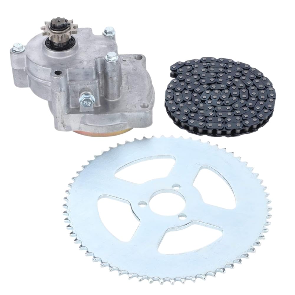 Kit Pignone e Catena T8F per Cambio Compatibile con Moto Kart 43Cc 49Cc