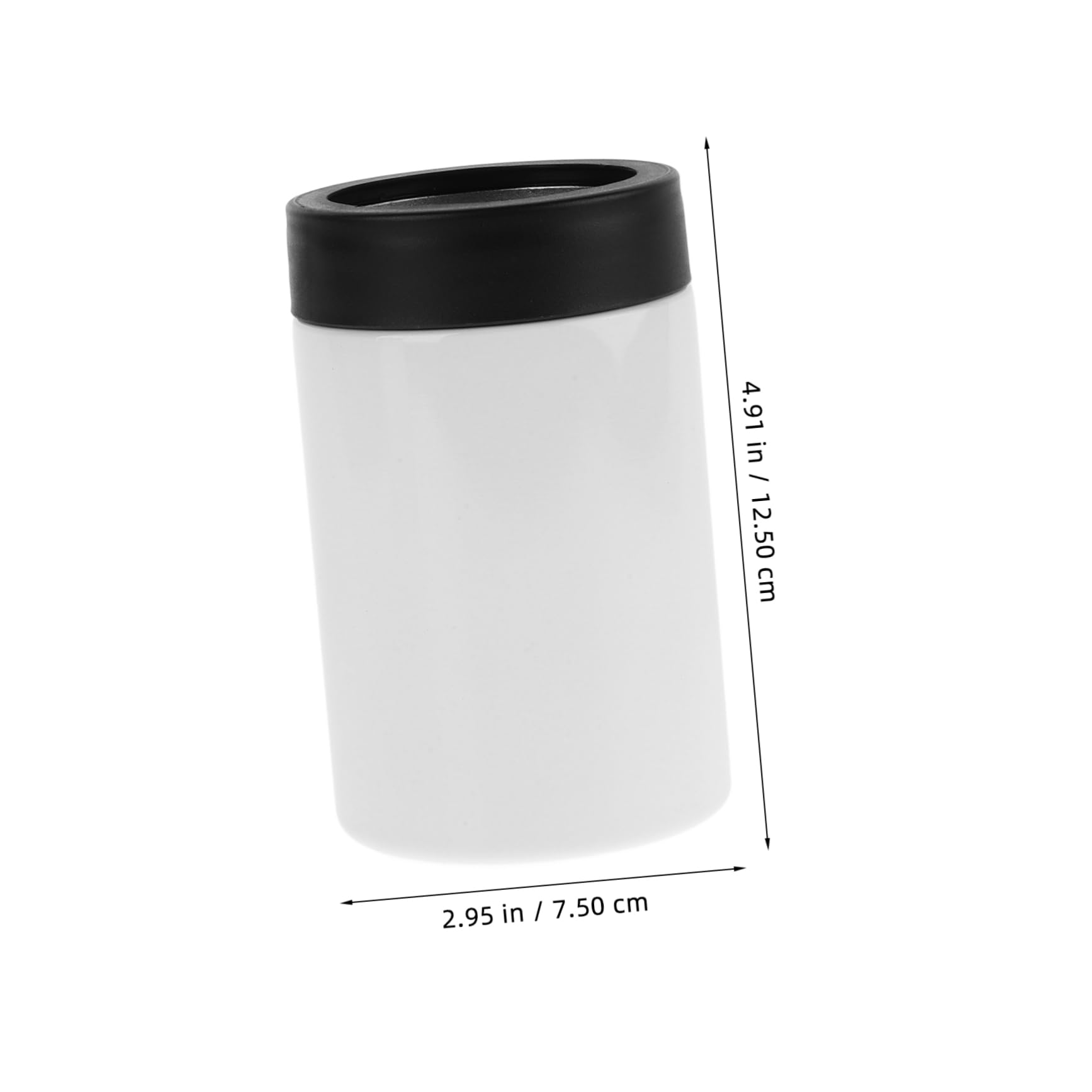 CONGARTENO Cup Cooler Cabinet Thermal Cup Insulated Cup Stainless Steel White