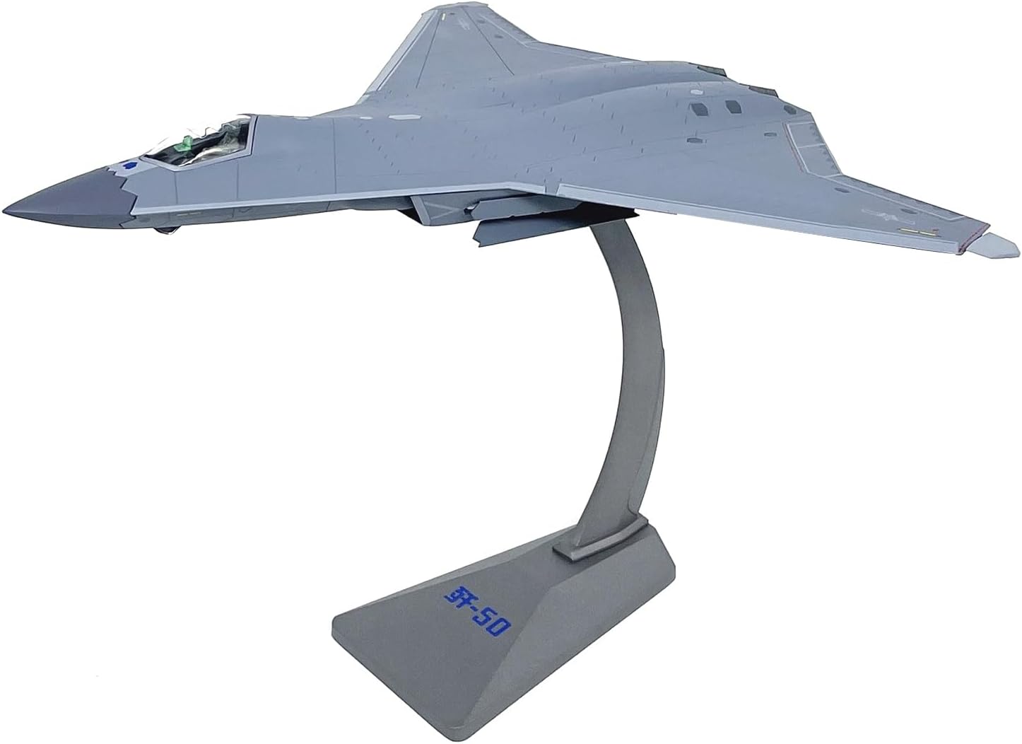 Alloy China Shenyang Corporation Sixth Generation Jet J-50 Fighter Model 1:72 Scale, Alloy Aircraft Toy for Collection Displaying