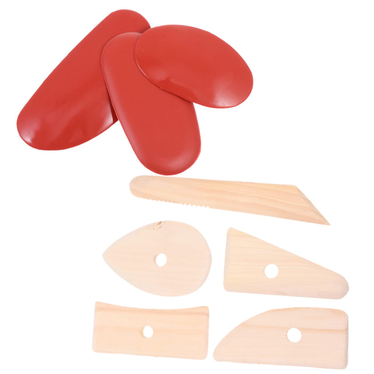 Homoyoyo 1Set Polymer Clay Sculpting Tools Lightweight Ergonomic Design for Carving Shaping and Smoothing for Beginners and Professionals DIY Crafting and Sculpture