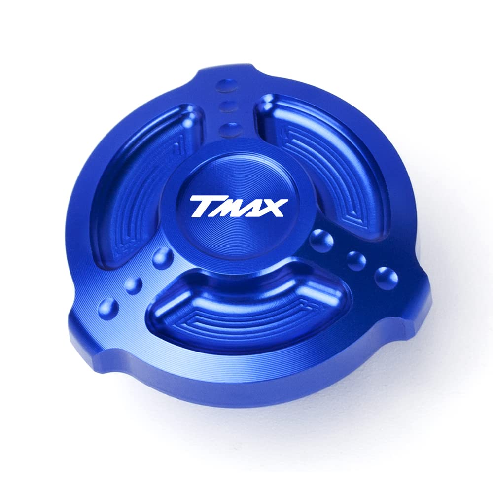 Modeer per Tmax 560 / Tech Max 2020-2022 Tmax 530 SX/DX 2012-2022 Tmax 500 2008-2011 Tappo olio motore CNC per motocicli Bullone Tappo di riempimento carburante tmax560 tmax530 Accessori (blu)