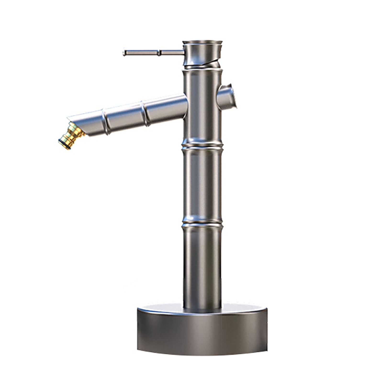 WOTZOV Faucet Water Column,Antique Copper Garden Water Column Faucet - 45In Outdoor Post Hydrant Tap With Bamboo Design, Antifreeze For Yard Irrigation & Washing, Durable Floor Mount，33.5cm/13.2in