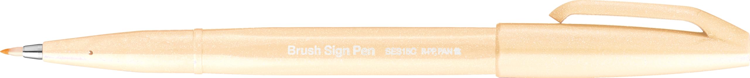 Pentel Brush Sign Pen Arancio Chiaro 10 Pz
