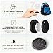 Eelexa Smart Tag Tracker, Dual System(Both iOS&Android) Air Tracker Tag, Compatible with Apple Find My or Google Find Hub Smart Keys Finder Item Locator with Waterproof&Light (Black-2Pack)