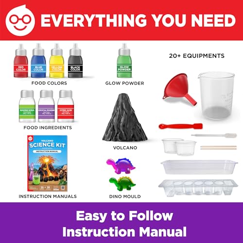 Image of Einstein Box Volcano Science Starter Kit for 8 to 15-Year-Olds | Toys for Boys & Girls Age 8,9,10,11,12,13,14,15 Years | Gift for Girls Age 8+ Years | Amazing Science Experiments & Projects |