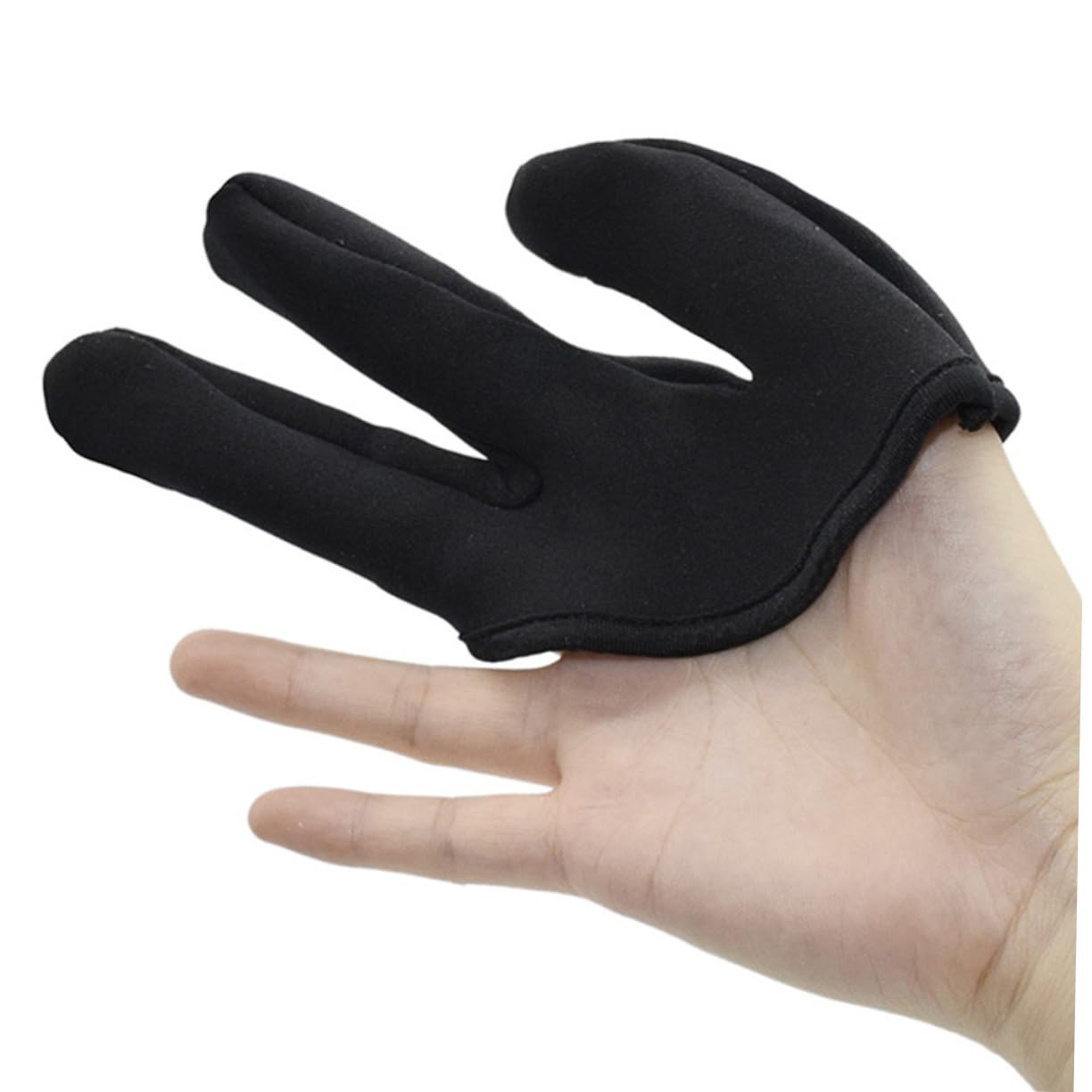 PartyKindom 1PC Hairdressing Finger Glove Heat Resistant Three Finger Cover for Curling Straightening Material Essential for Hair Salons Durable Comfortable Use