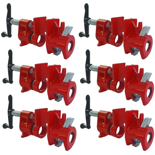 ATPEAM 6-Pack 3/4 inch Pipe Clamps