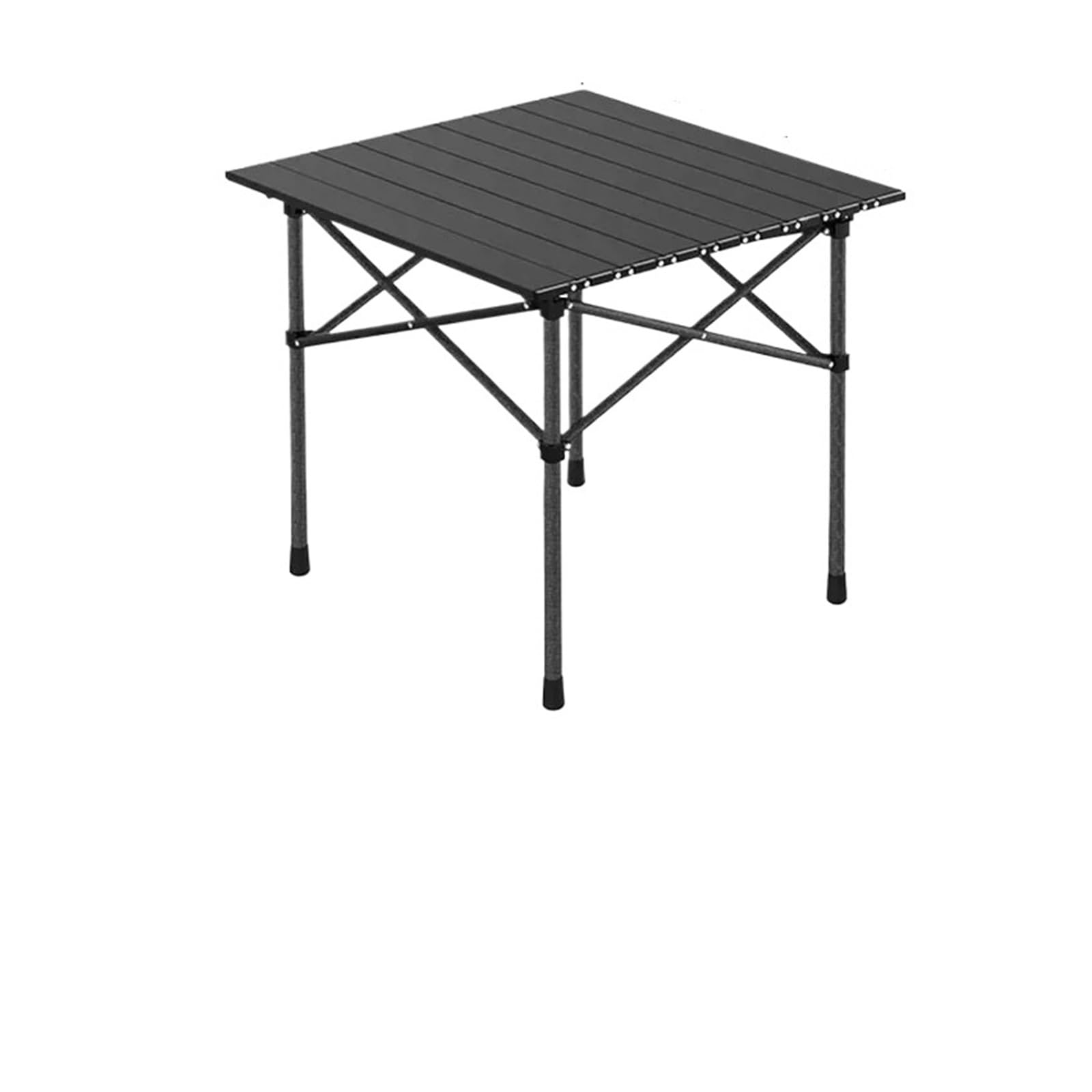 Tavolo pieghevole, set di sedie, involtino primavera portatile, pasto integrato per picnic, campeggio(Black50 53 50)