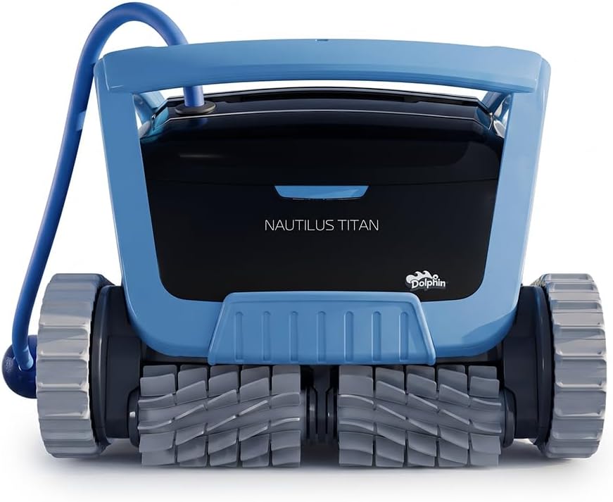 Dolphin (Upgraded 2026) Nautilus Titan Wi-Fi Automatic Robotic Pool Vacuum Cleaner Waterline Scrubbing, Multi-Layer Filtration, Ideal for Inground Pool up to 50 FT in Length