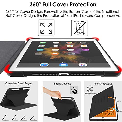 Image of DuraSafe Cases for iPad Mini 5th 4th 3rd 2nd 1st Gen Case A2133 A1538 A1489 MUQY2HN /A MUQW2HN /A MUQX2HN /A MK6K2HN /A MK6J2HN /A MK6L2HN /A A1599 MGNV2HN /A MGYE2HN /A MGNR2HN /A ME276HN /A ME279HN /A - Black