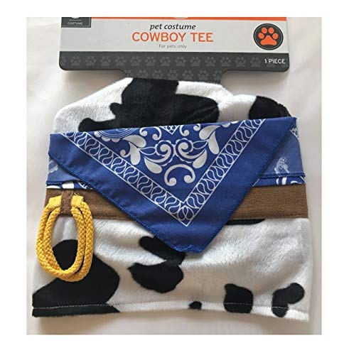 Disfraz de Perro Cowboy Halloween Talla S miniatura 2