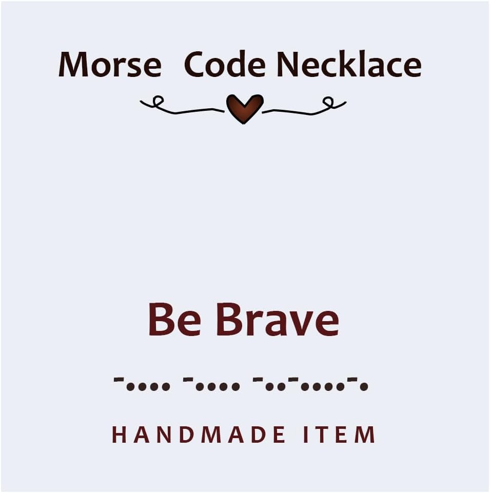 Morse Code Necklace,Morse Code Necklaces for Women,14K Gold Necklaces for Women,Gift for Her Wife Sister Mother Girlfirend