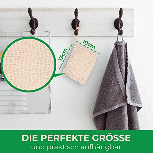 TRUE NATURE® Sacchetti per sapone [set da 4 pezzi]...