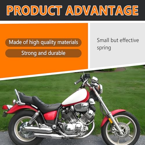 Image of Motorcycle Rear Brake Light Switch, Universal 2 Wire Stop Light Switch Compatible with Honda Suzuki Kawasaki Yamaha Harley Yamaha ATVs Scooters Bikes