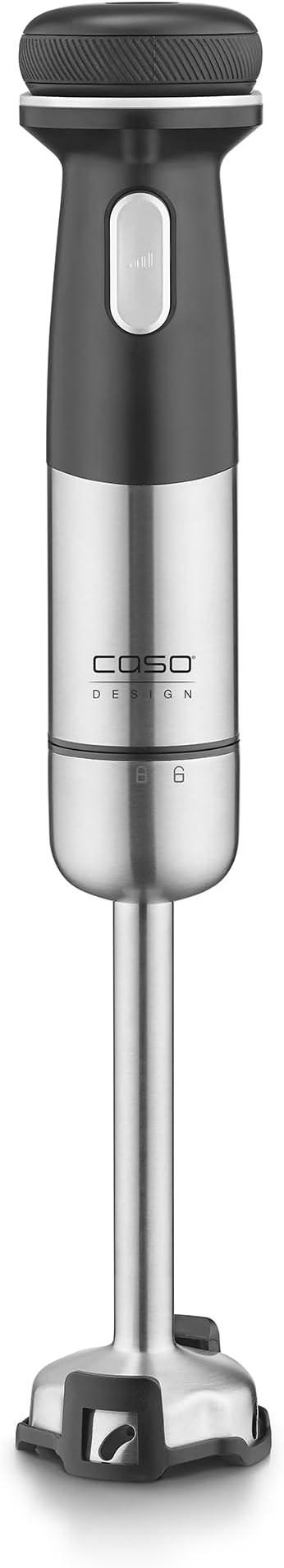 CASO Click & Mash - Batidora de inmersión inalámbrica 4 en 1 - Funciona con batería - Se puede utilizar como puré, picadora, batidor, espumador de leche, para emulsionar, velocidad de 6000 a 13.000