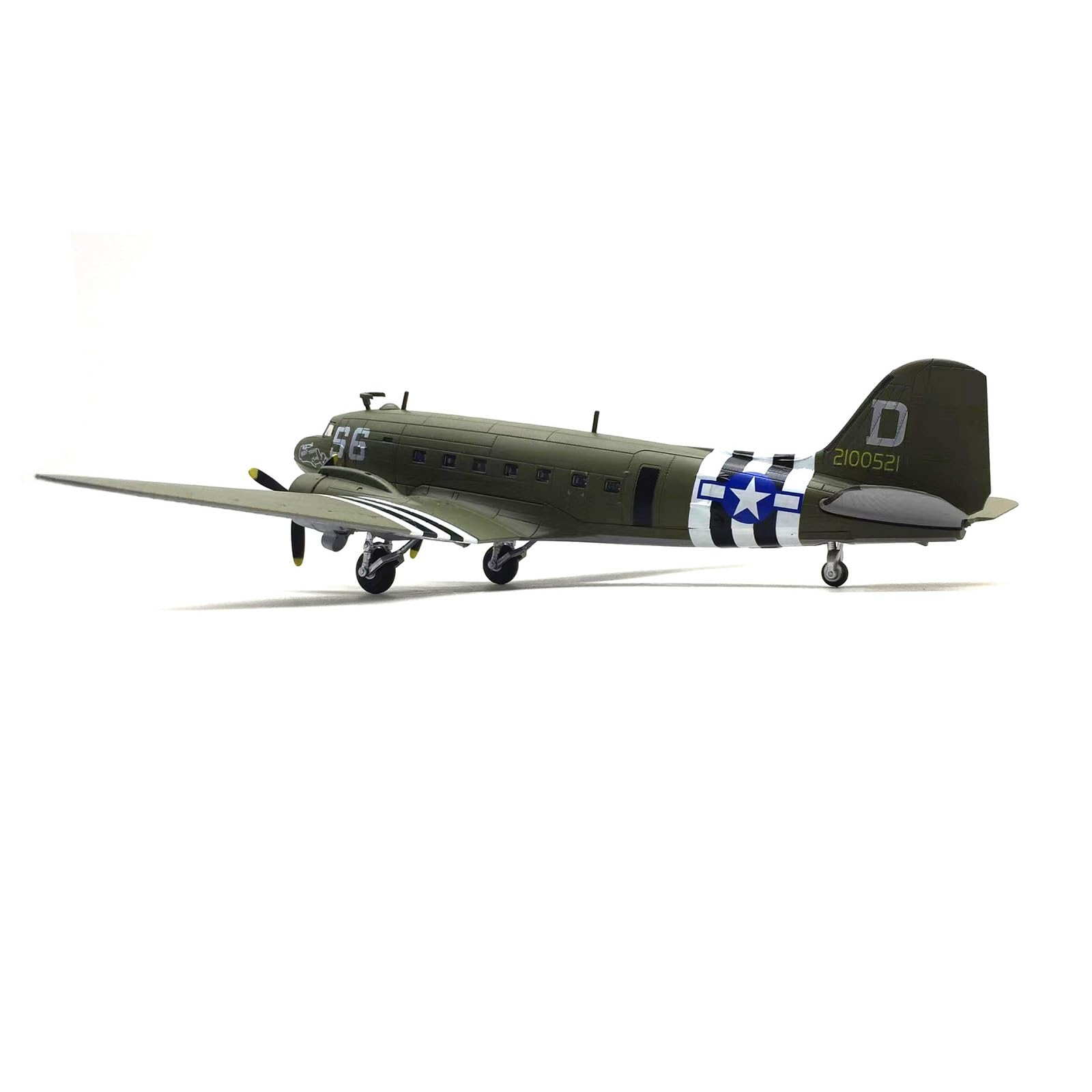 Amazon.co.jp: 第二次世界大戦ダグラスC-47輸送機モデル金属飛行機