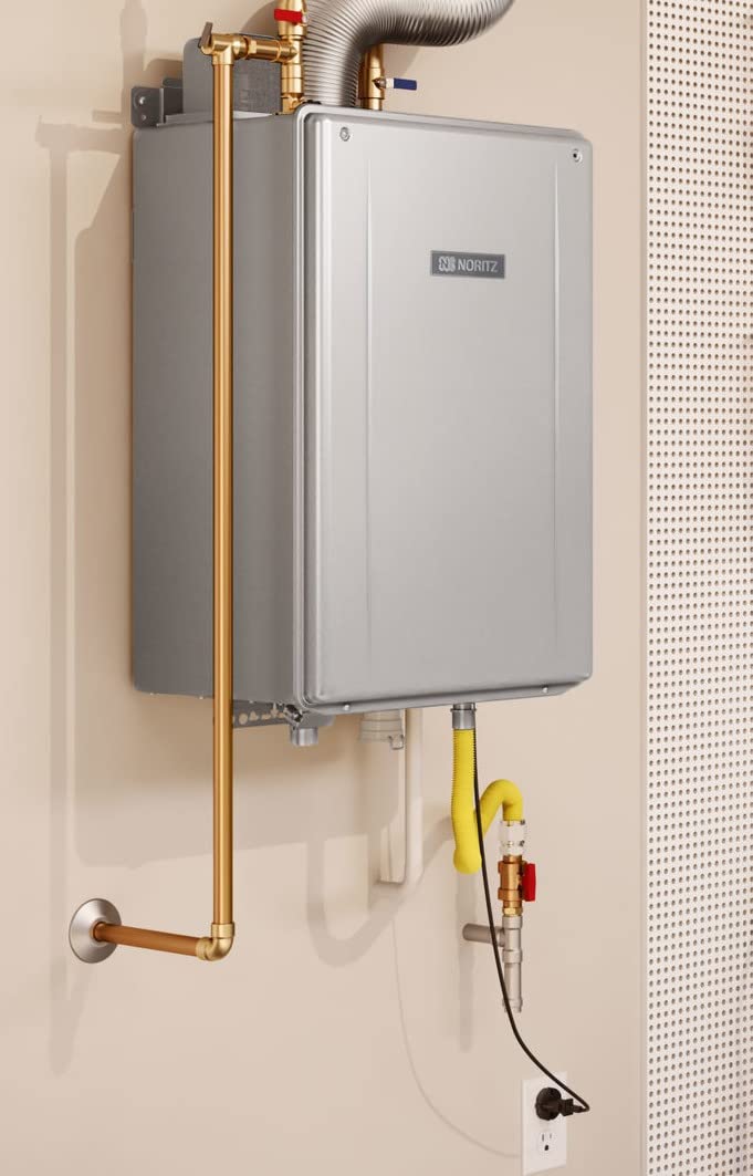 Noritz EZTR50 180,000 BTU Multi Vent Condensing Tankless Water Heater  Bundle Pack (NG) - Amazon.com
