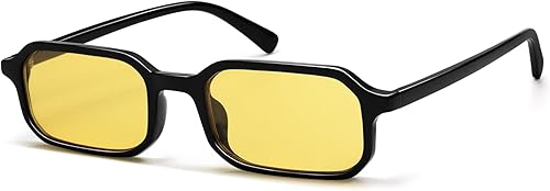 Miniatura 2 de Gafas de sol rectangulares retro delgadas para hombres y mujeres de los años 90, gafas de sol estrechas vintage con marco delgado AP3740