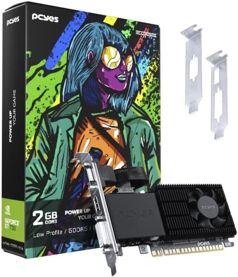 PCYES Gpu Nvidia Geforce Gt730 2Gb Ddr5 64 Bits Projeto Edge Low ...