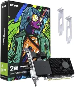 PCYES Gpu Nvidia Geforce Gt730 2Gb Ddr5 64 Bits Projeto Edge Low Profile Single Fan – Pvgt730Gb2Pe