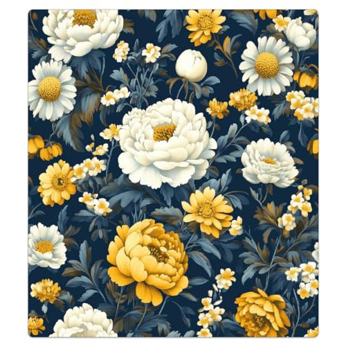 Funda magnética para lavavajillas Mexpekil para decorar cocinas modernas con flores