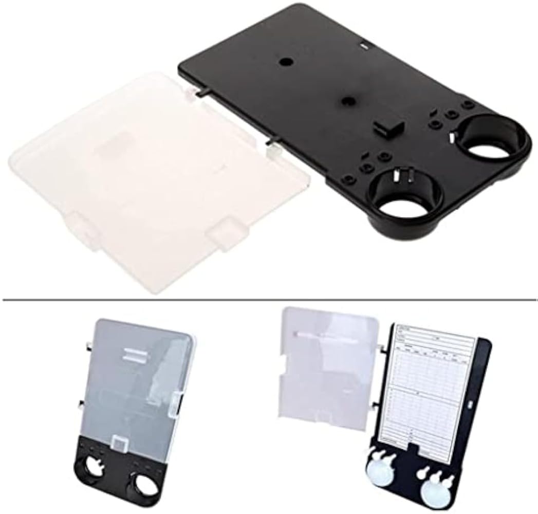 Porte-cartes de golf en plastique pour chariot de score