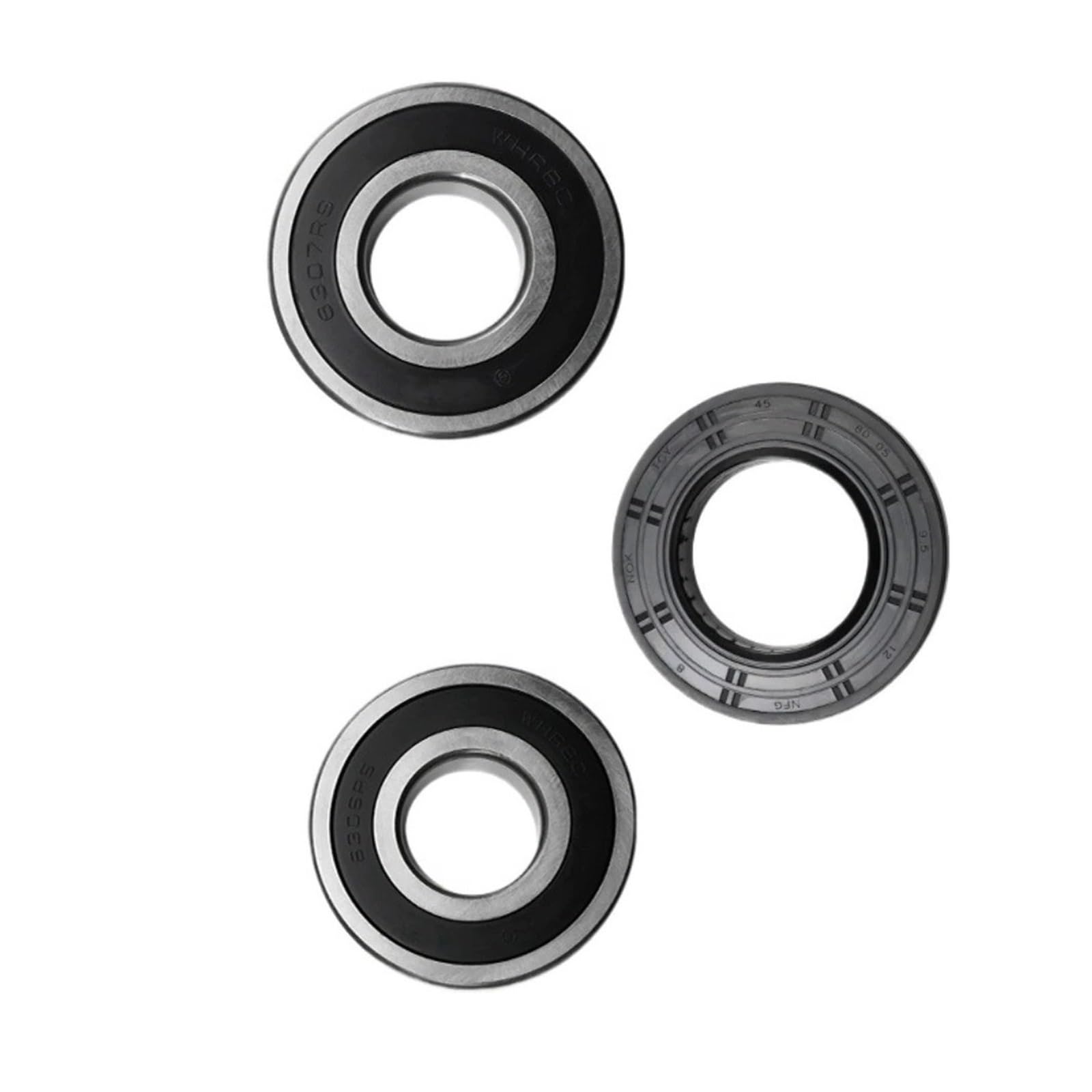 Kit De Rodamientos Con 0020600184 6306RS 6307RS 341B，Compatible Con Haier