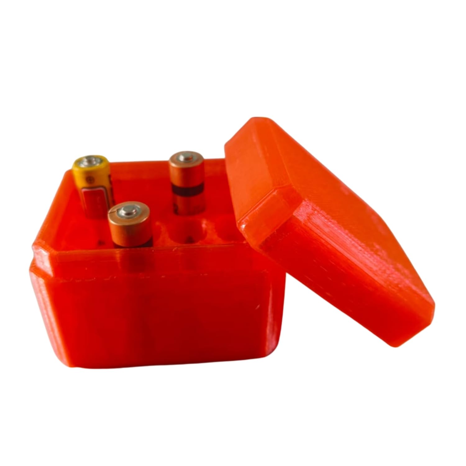 Battery Storage Case, 12 AAA Capacity, 6.5 cm x 5 cm x 5 cm, PLA 3D Printed-image-49