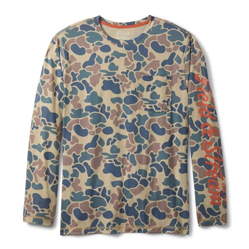 Field & Stream Men's Roll Cast Long Sleeve Performance Tee Shirt with Drirelease®, Camo