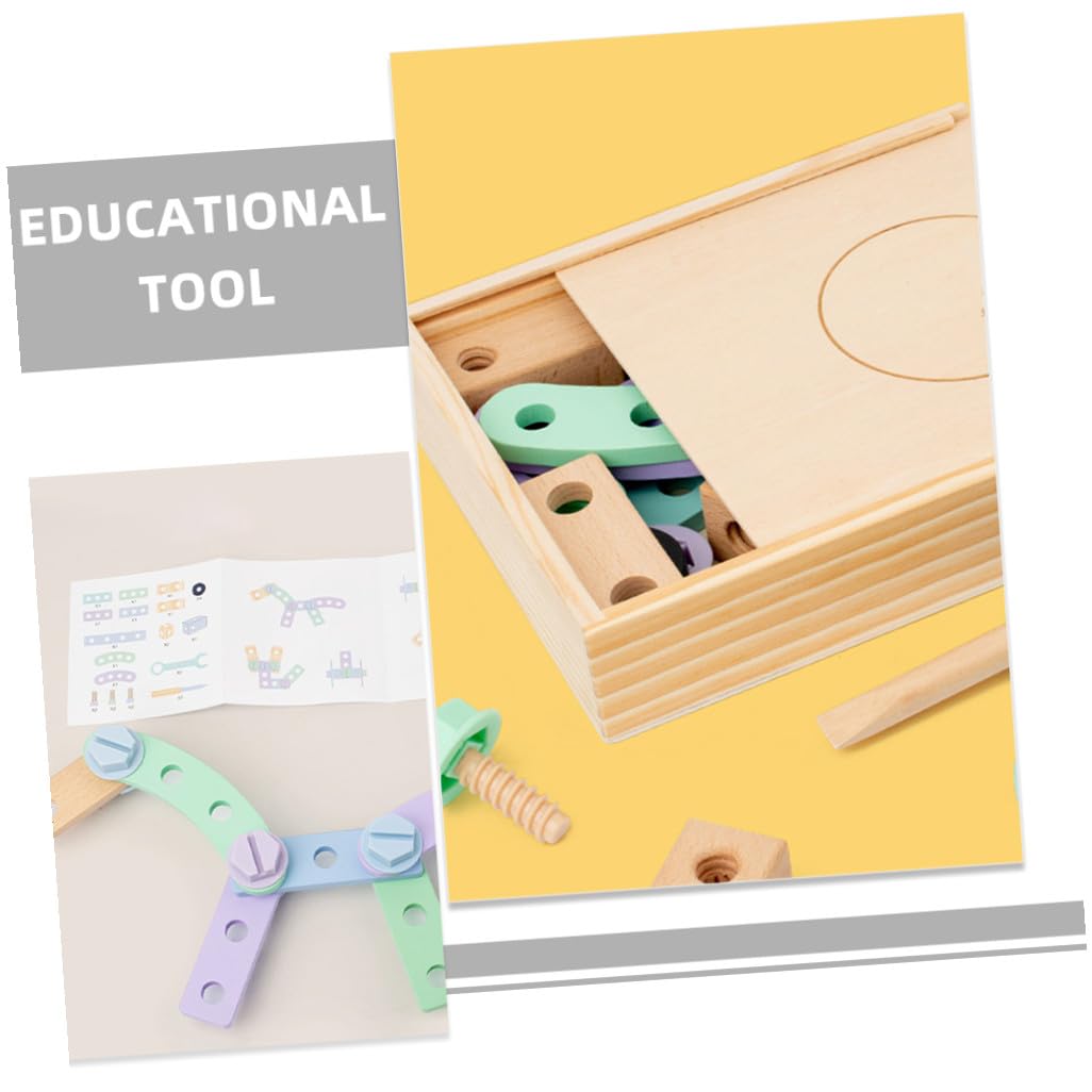 Kit di Costruzione in Legno per Ragazzo Ragazza, Set Educativo