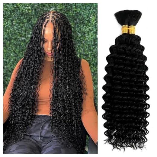 Deep Wave Human Braiding Hair Extensions