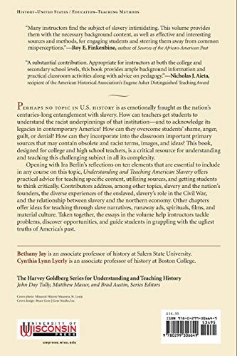 Understanding and Teaching American Slavery (The Harvey Goldberg Series for Understanding and Teaching History) - Image 2