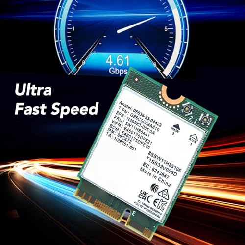 Karta WiFi 7, BE200NGW WIFI7 2.4G/5G/6G Trójzakresowy 8774Mbps 5.4 M.2 Bezprzewodowy Adapter Karty Sieciowej (Karta WiFi 7 z anteną i uchwytem)