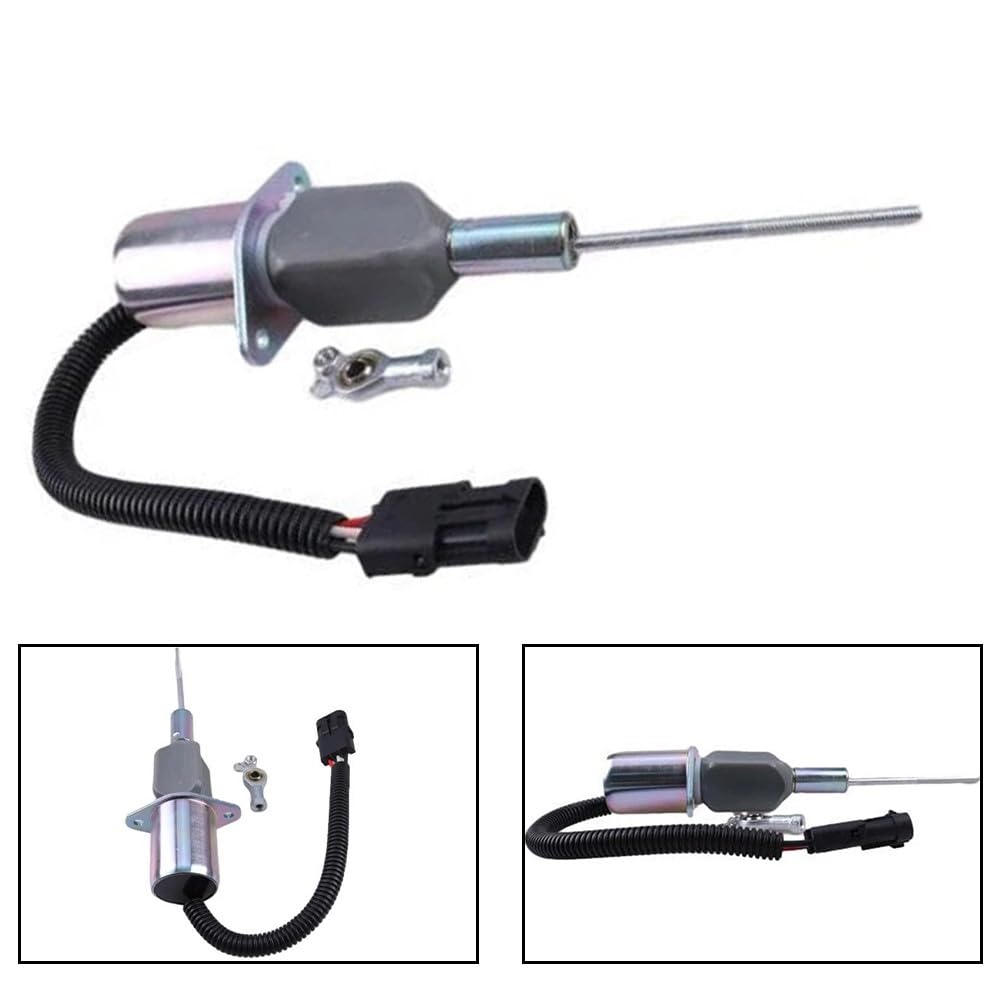 Valvola di arresto elettrica del carburante da 12 V, RE53507, per trattori 4555, 4560, 4755, 4760, spegnimento rapido ≤ 0,5 s, impermeabile IP67, sostituzione diretta per il controllo del