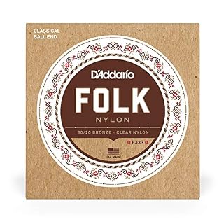 D’Addario Cordes en nylon pour guitare folk D’Addario EJ33, extrémité à boule, bronze 80/20/cordes aiguës en nylon… - Les Beatles, Paul McCartney, John Lennon, RIngo Starr, George Harrison D'Addario Cordes en nylon pour guitare folk D'Addario EJ33, extrémité à boule, bronze 80/20/cordes aiguës en nylon… – Image 2