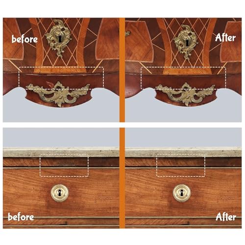 Image of KRySt Furniture Touch-Up Marker | Colour Wood Repair Markers for Scratch Removal on Wooden Furniture, Floor, Table, Cabinet & Door | Quick Dry Surface (Set Of 6)