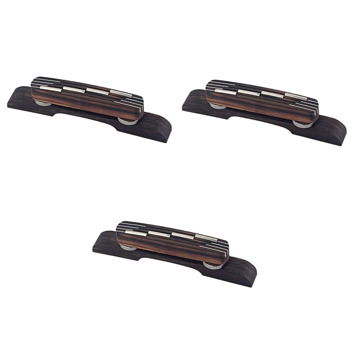 HEMOTON Chitarra Acustica 12 Corde Ponte in Palissandro Per Mandolino Ponte Per Chitarra Jazz Ponte Di Mandolino Ballata Musicale Sella Bassi Regolabile Accessori Di Legno
