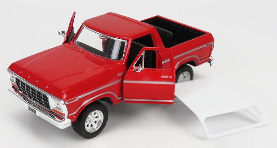 Motormax Modelo 1978 Custom Rojo y Blanco 1:24