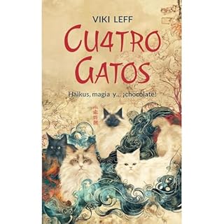 CUATRO GATOS Audiolibro Por Viki Leff arte de portada