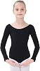 danswan Long Sleeve Leotards for Girls Toddler Kids Dance Ballet Gymnastic Bodysuit Outfit Leotard