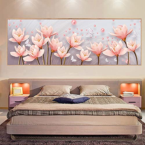 Kit diamond painting grand format strass cristal brillance 50x120cm