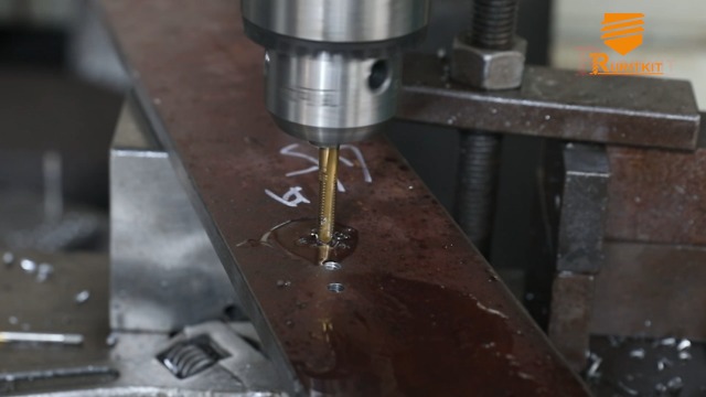 Image of 6-48 UNS Tap and 2.9mm Drill Bit Kit, M2 HSS Drill and Tap Set, Combination of Drill and Tap Kit for Metal