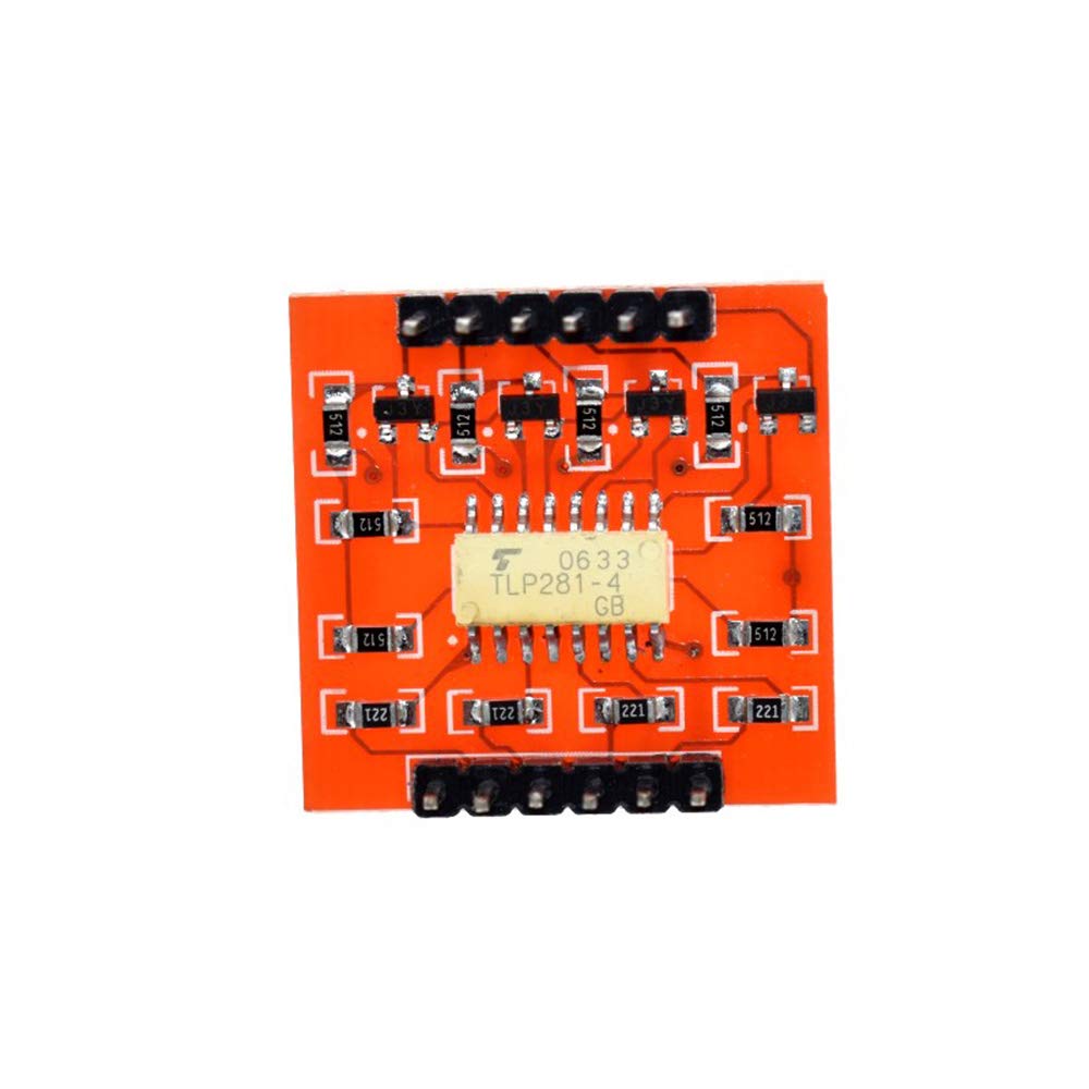 5PACK Scheda di espansione TLP281 Modulo IC optoisolatore a 4 canali 4 canali 4 CH per scheda di espansione per Arduino Isolamento accoppiatore di livello alto e basso